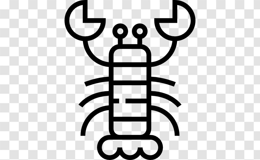 Lobster - Line Art - Symbol Transparent PNG