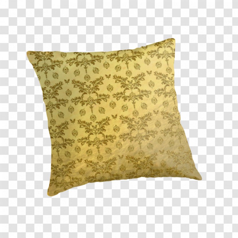 Throw Pillows Cushion - Gold Pattern Transparent PNG