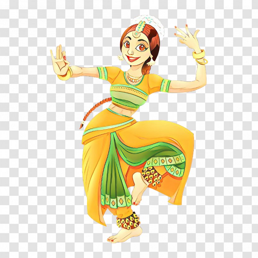 India Drawing - Dance In - Performance Costume Transparent PNG
