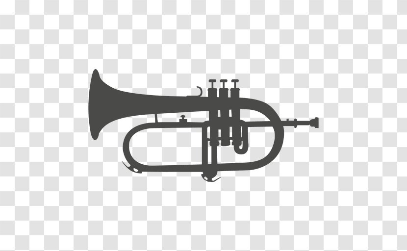 Trumpet Flugelhorn Brass Instruments - Heart Transparent PNG