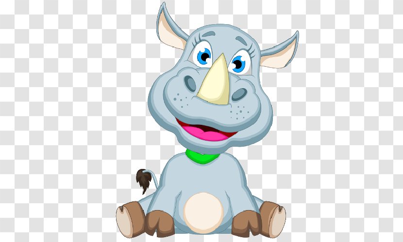 Rhinoceros Hippopotamus Clip Art - Rhino Watercolor Transparent PNG