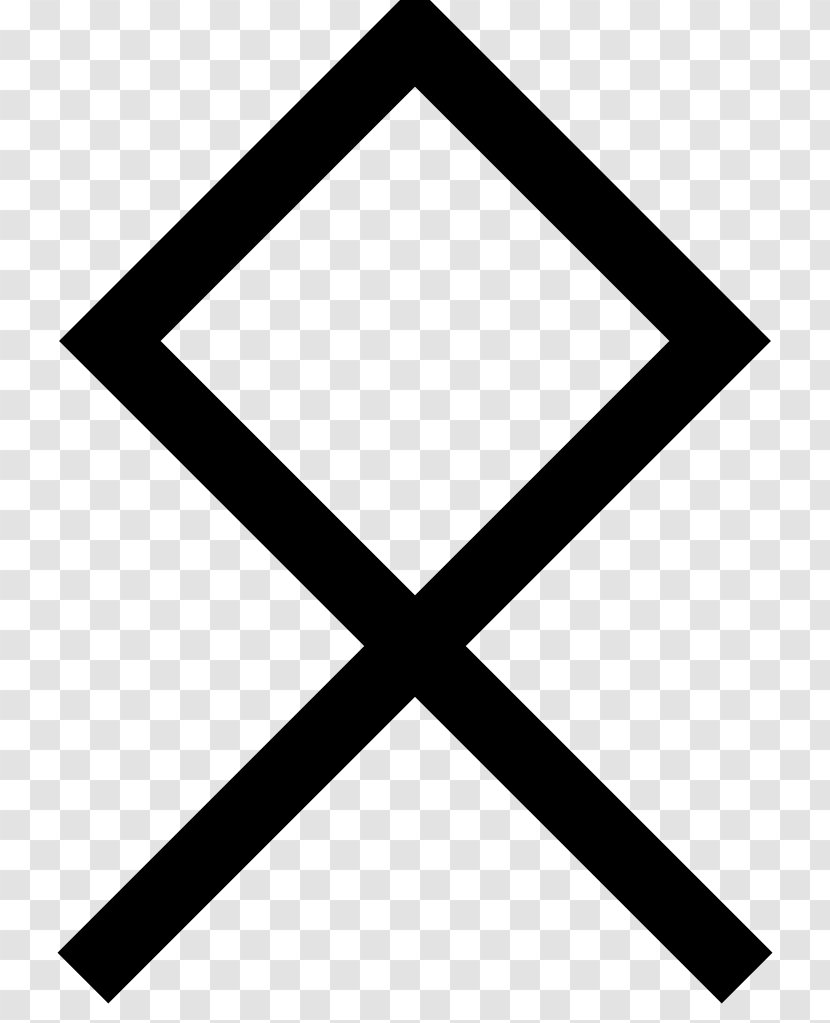 Odal Anglo-Saxon Runes Elder Futhark Odin - Old English - Symbol Transparent PNG