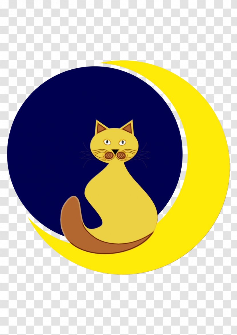 Whiskers Cat Paw Yellow - Watercolor - Tail Transparent PNG