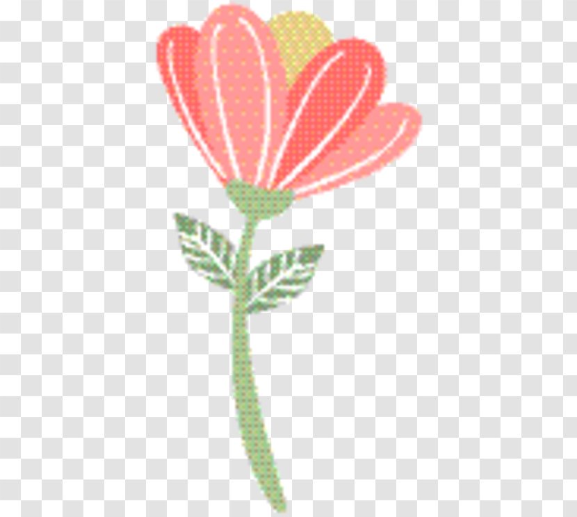 Pink Flower Cartoon - Anthurium - Pedicel Transparent PNG