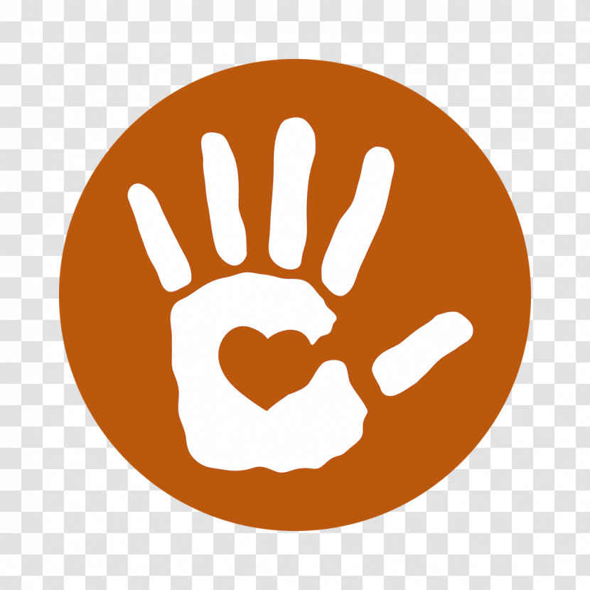 Finger Hand Gesture Logo Icon Transparent PNG