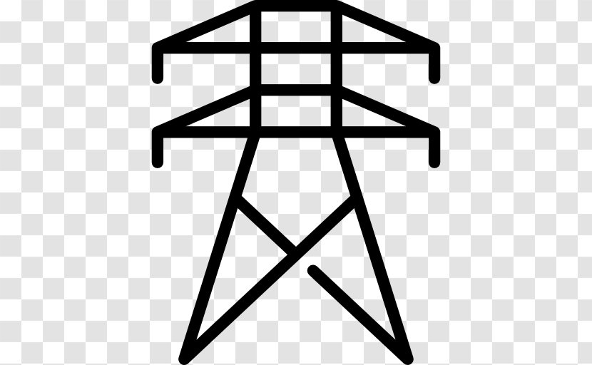 Transmission Tower Electric Power Electricity Overhead Line - Table Transparent PNG