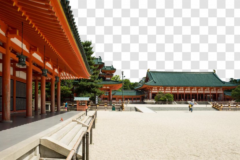 Heian Shrine Kiyomizu-dera Kinkaku-ji Sanju016bsangen-du014d Kyoto Imperial Palace - Roof - Japan Six Transparent PNG