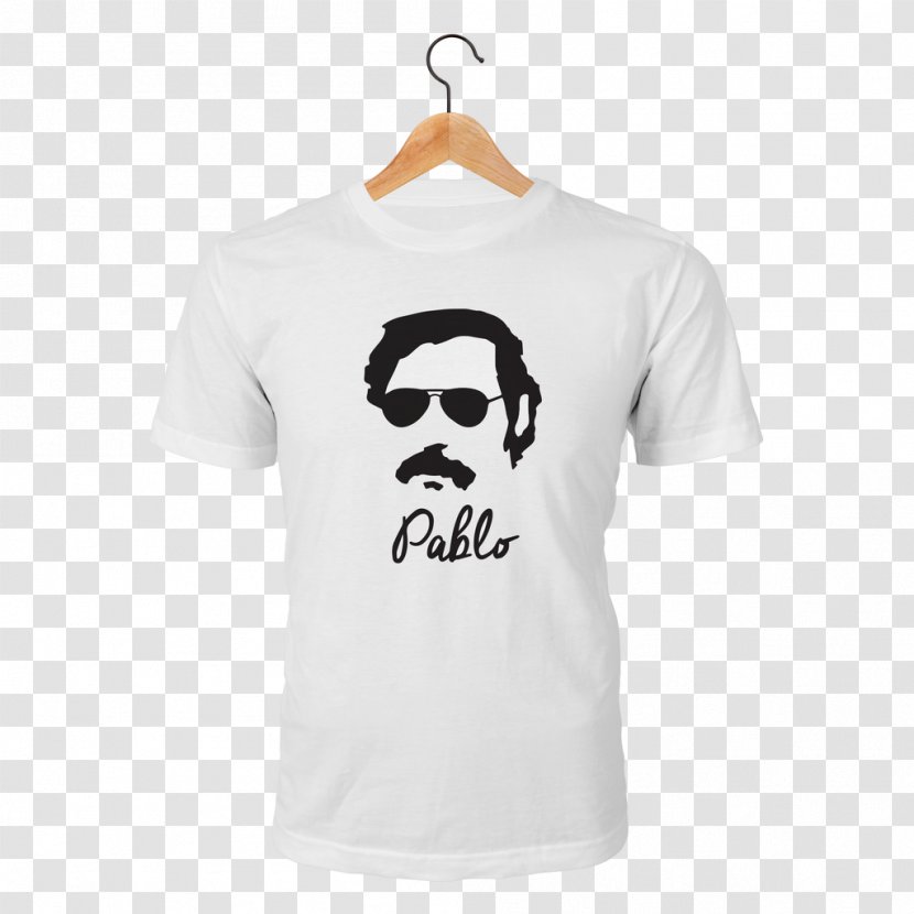 Pablo Escobar T-shirt Sleeve Neck - Brand Transparent PNG