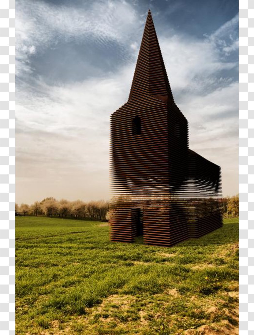 Doorkijkkerk - Spire - Reading Between The Lines Borgloon Gijs Van Vaerenbergh Church ArchitectureChurch Transparent PNG