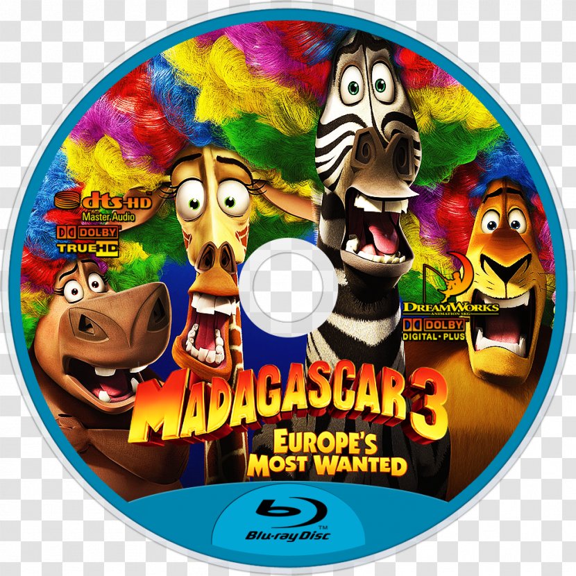 Blu-ray Disc DVD Madagascar Film Compact - Bluray - Dvd Transparent PNG