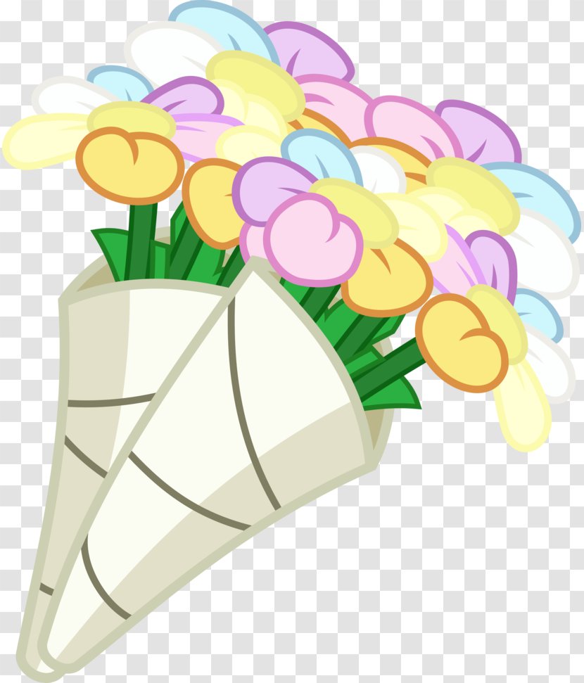 Flower Bouquet Pinkie Pie Pony Clip Art - Food - Vector Transparent PNG