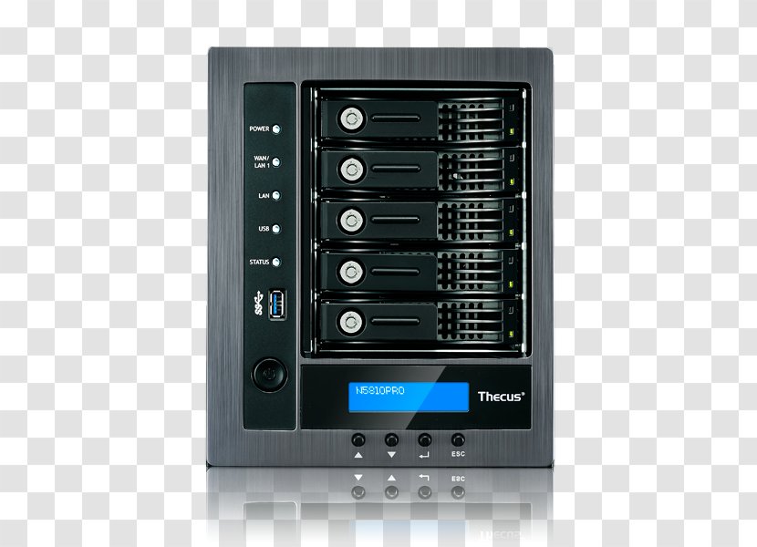 Network Storage Systems Thecus N5810 NAS Desktop Ethernet LAN Black Server N5550 San/NAS - Computer Servers - More Transparent PNG