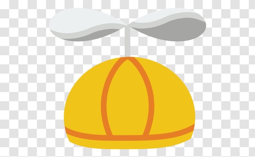 Helicopter Kid Child Hat Icon - Orange - Cartoon Transparent PNG