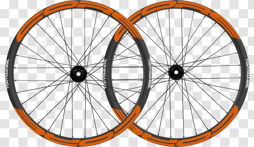 Mountain Bike Bicycle Wheels Rim - Spoke Transparent PNG