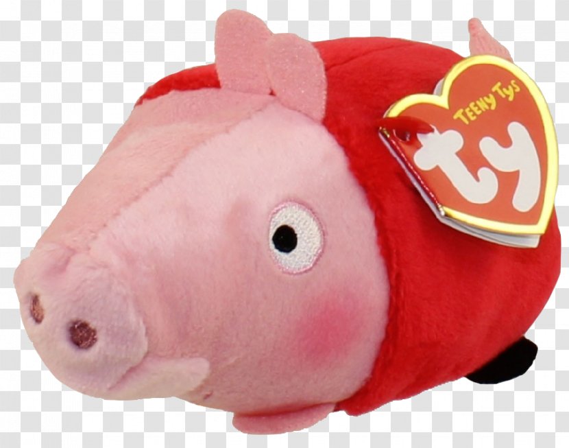 Pig Beanie Babies Ty Inc. Stuffed Animals & Cuddly Toys - Silhouette - Peppa Transparent PNG