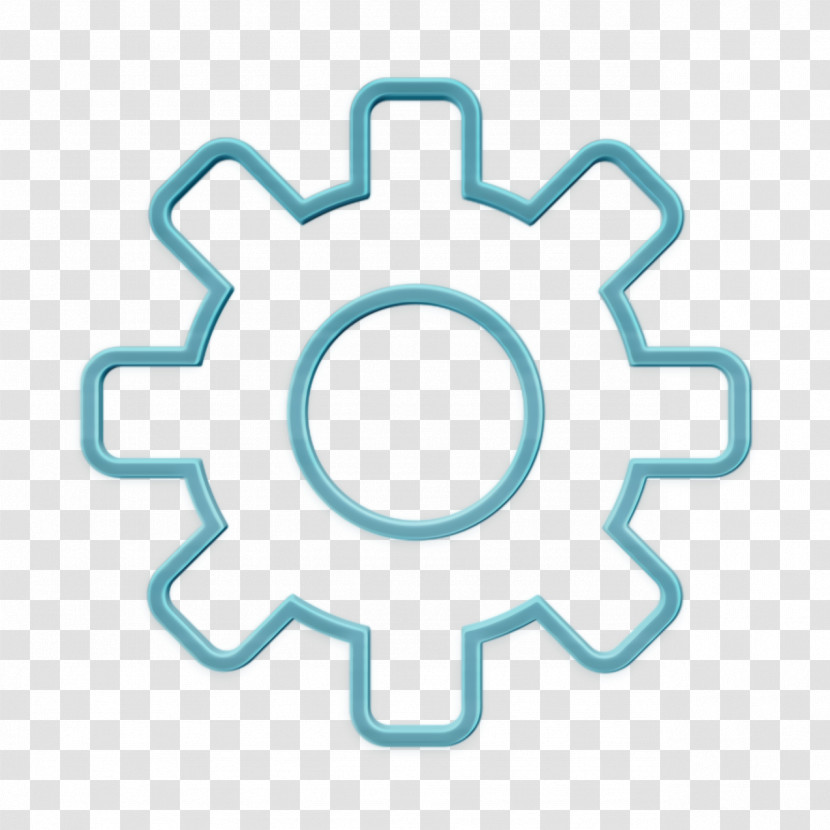 Gear Icon Cogwheel Outline Icon Office Icon Transparent PNG