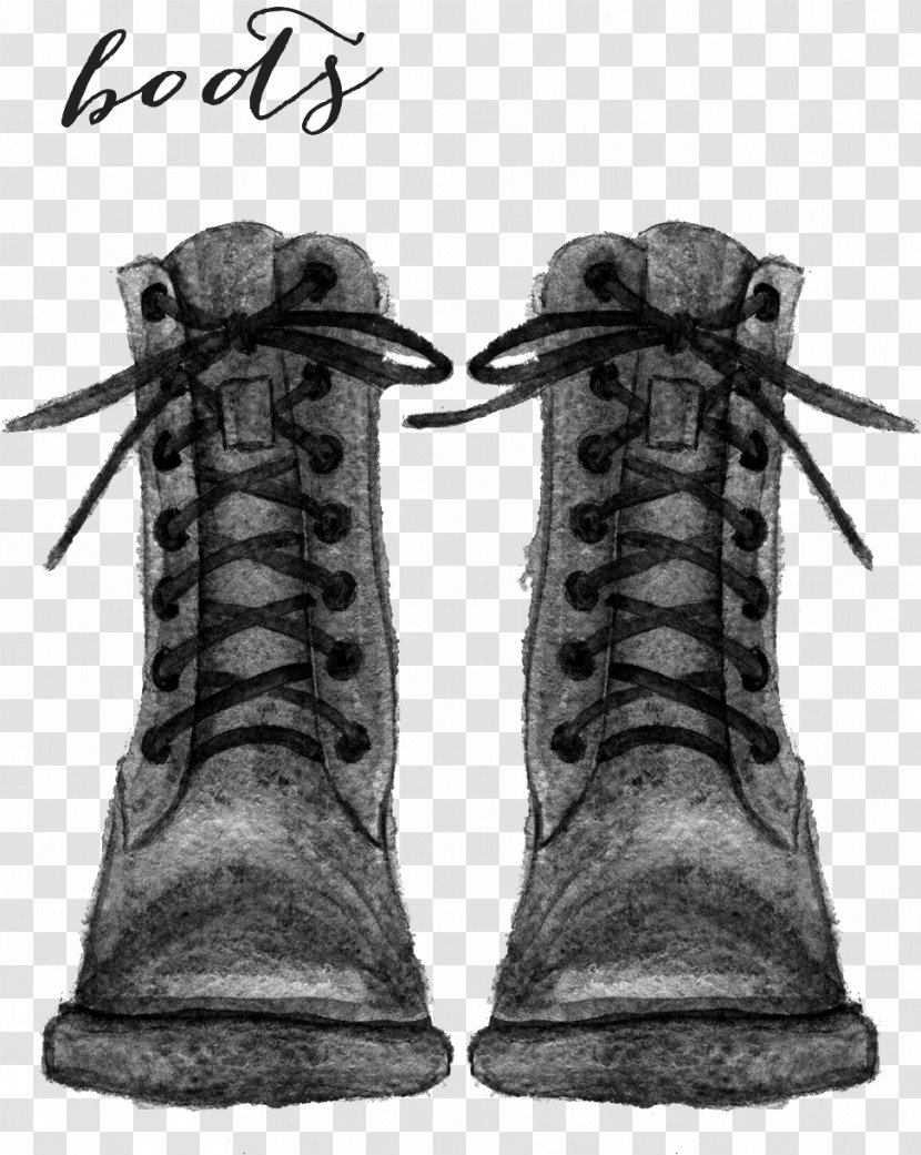 Shoe Boot - Highdefinition Television - Hand-painted Boots Transparent PNG