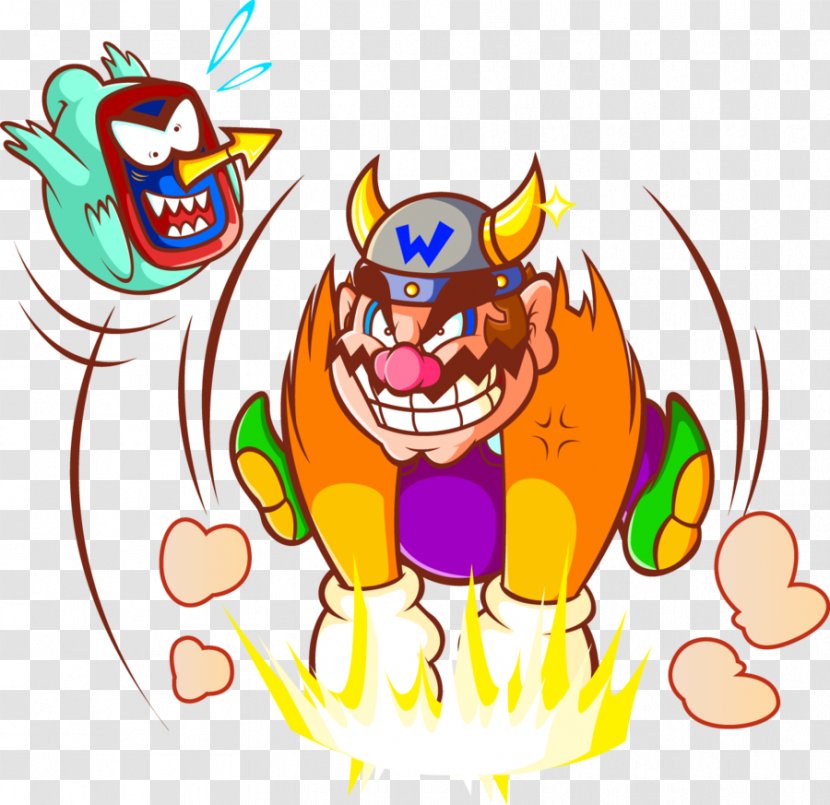 Wario Land: Super Mario Land 3 & Wario: Master Of Disguise Shake It! - Fictional Character - And Enjoy The Cool Wind Brought By Fan Transparent PNG