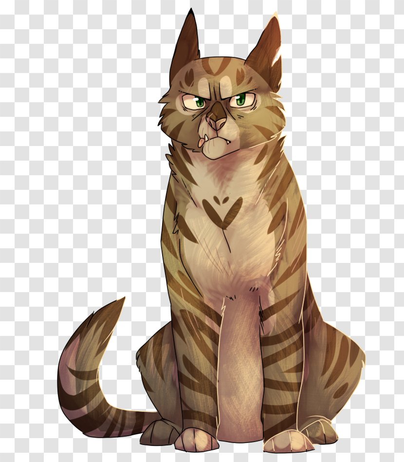 Crookedstar's Promise Cat Warriors Drawing - Tabby Transparent PNG