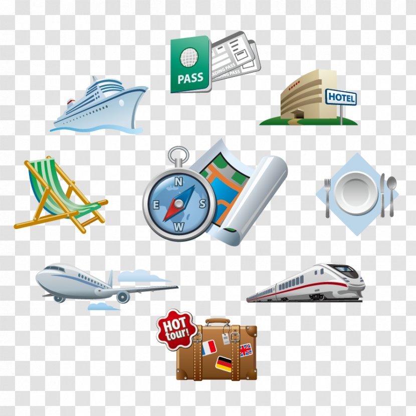 Travel Icon - Design Material Transparent PNG