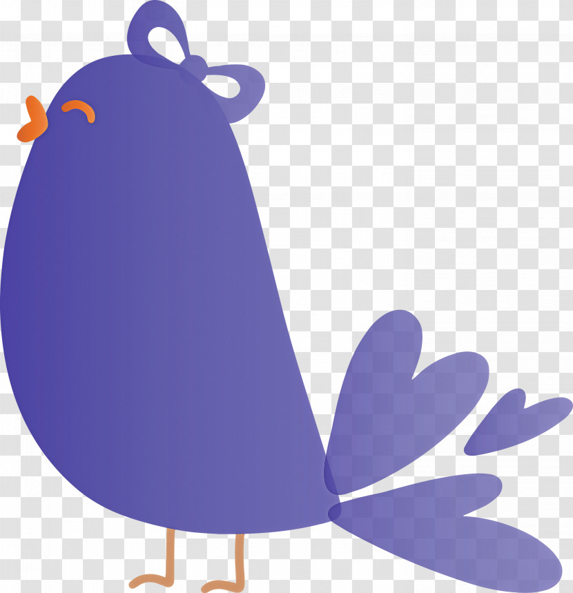 Purple Violet Chicken Rooster Bird Transparent PNG