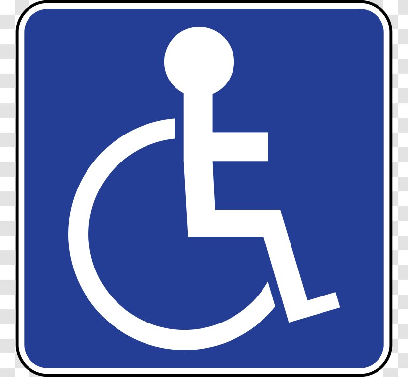 Disabled Parking Permit Disability Car Park Sign Clip Art - Text - Printable Handicap Signs Transparent PNG
