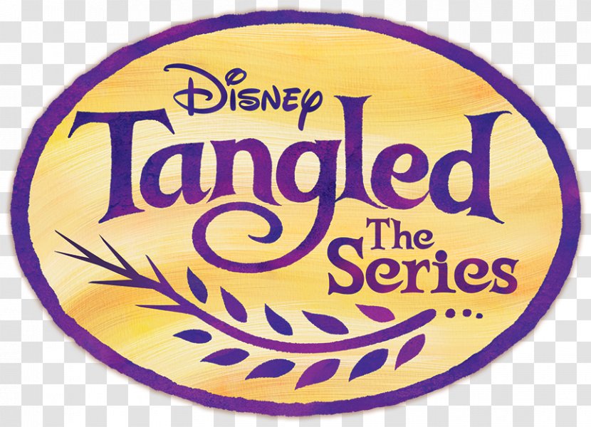 Rapunzel Logo Tangled Animated Series Television Show - Disney Channel Transparent PNG
