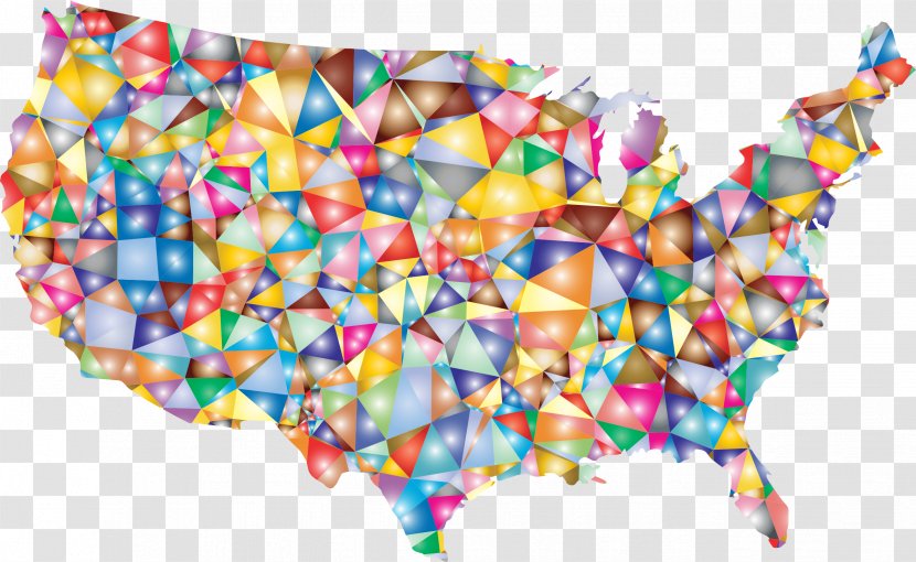Wyoming Map Coloring Four Color Theorem - Vibrant Transparent PNG