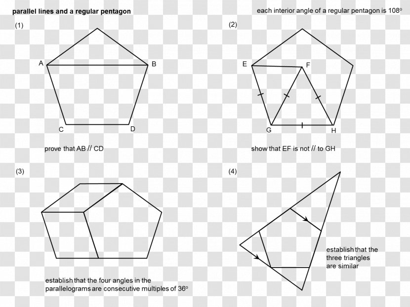 Triangle Internal Angle Line Parallel - Area Transparent PNG