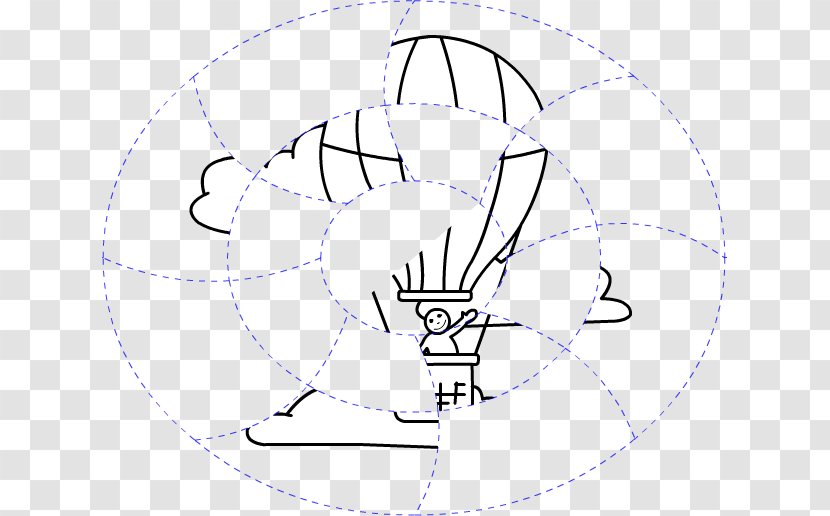 Line Art Sketch - Heart - Airballoon Transparent PNG