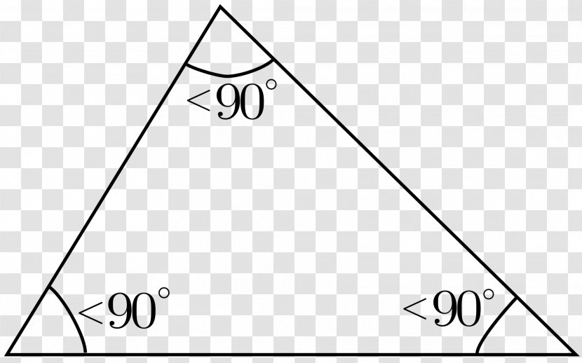 Acute And Obtuse Triangles Internal Angle Right Triangle - Sum Of Angles A Transparent PNG
