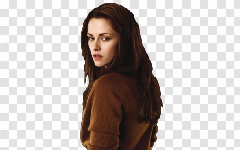 Bella Swan Twilight Brown Hair Long Shoulder - Flower - Kristen Stewart Transparent PNG