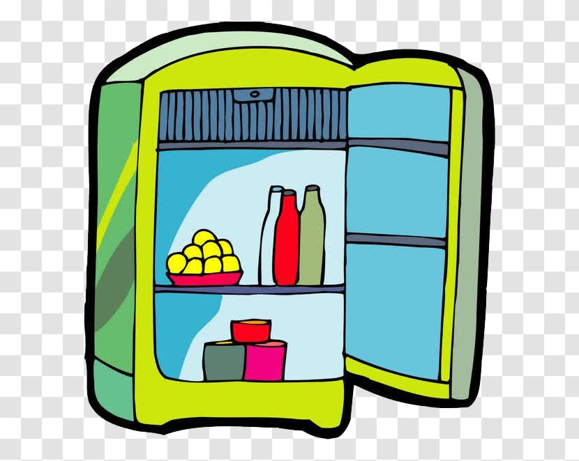 Refrigerator Image Cartoon Clip Art - Animation - Freezer Transparent PNG