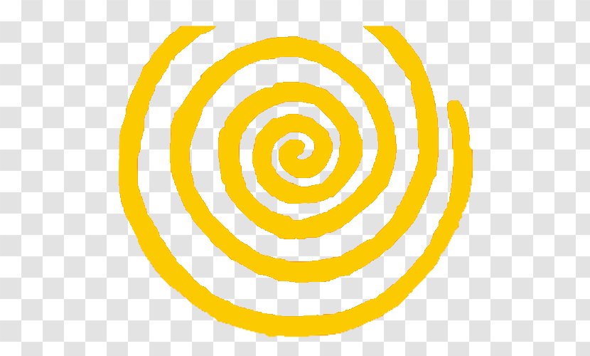 Spiral Circle Point Area Font - Yellow - Brand Creative Transparent PNG