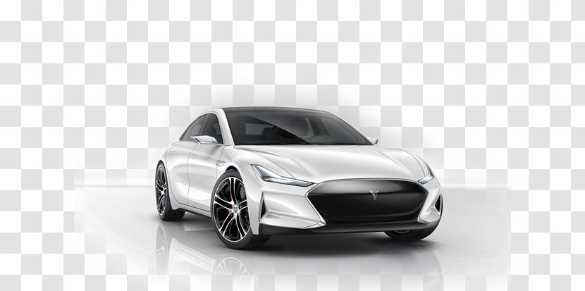 Tesla Model S Electric Vehicle Car X - Wheel Transparent PNG