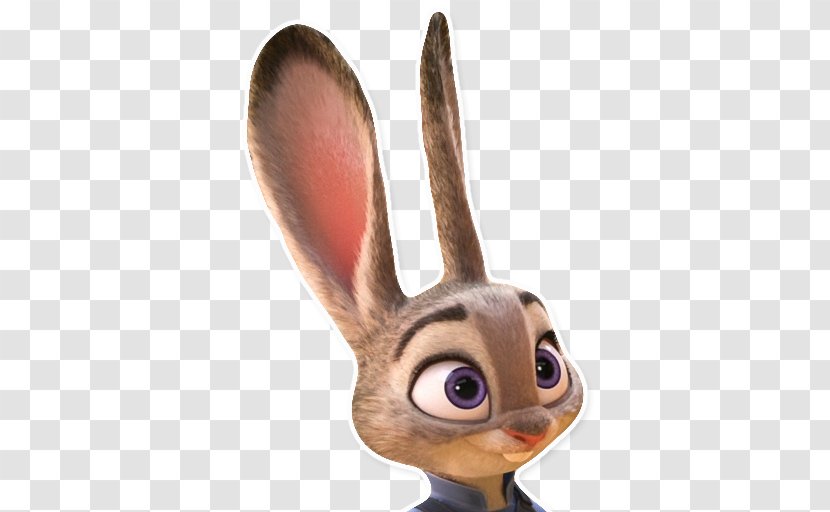 Nick Wilde Domestic Rabbit Easter Bunny Film Email - Carrot Transparent PNG