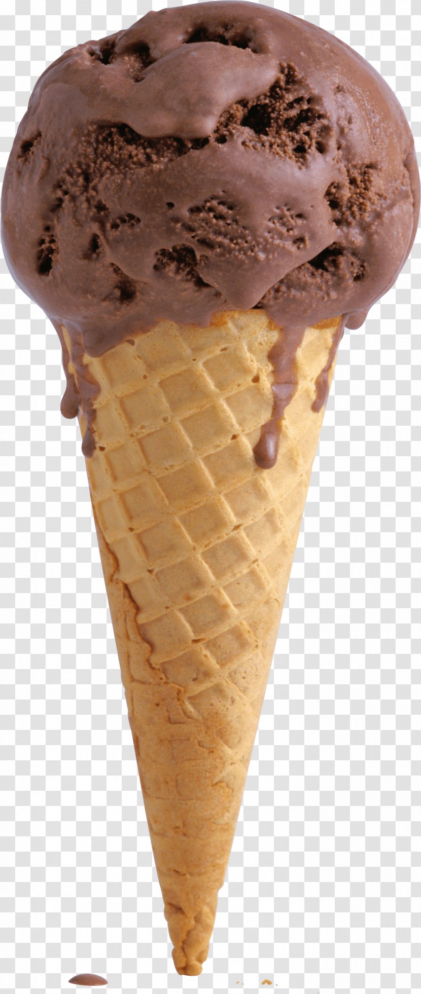Ice Cream Cones Neapolitan Chocolate - Cone Transparent PNG