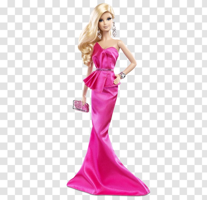 Barbie Fashion Doll Gown Dress - Ruffle Transparent PNG