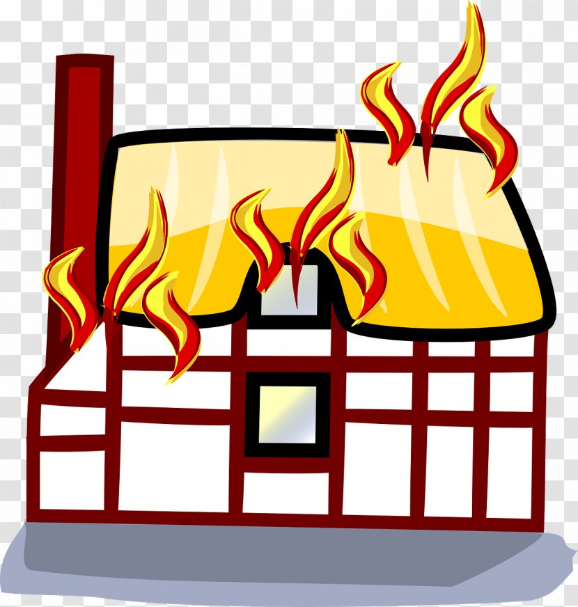 House Cartoon Building Combustion Clip Art - Home - Burning Letter A Transparent PNG