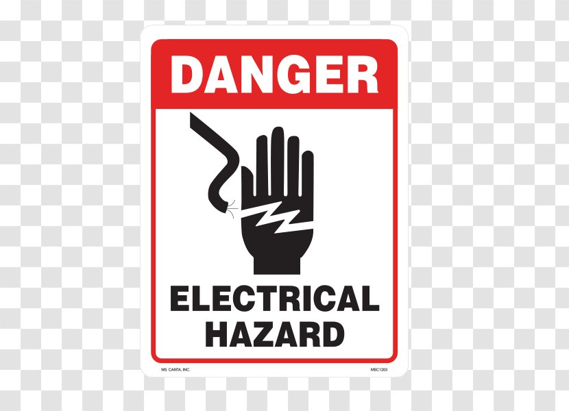 Hazard Warning Label Electricity Electrical Safety - High Voltage Transparent PNG