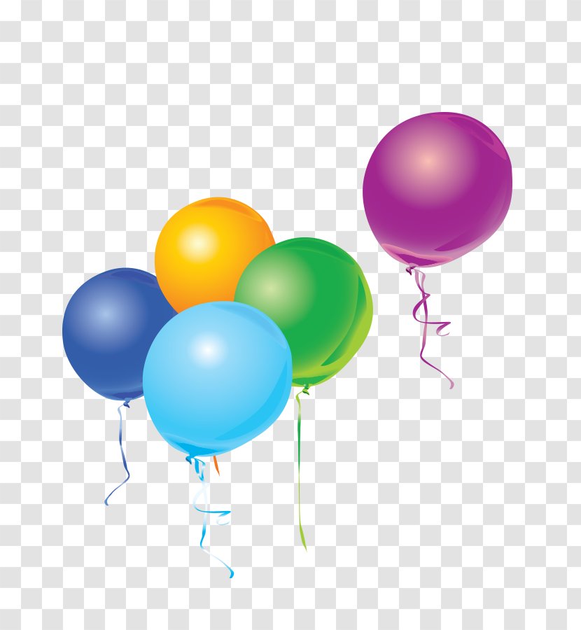 Birthday Happiness Wish Greeting Card Cumpleaxf1os Feliz - Party Supply - Colored Balloons Floating Transparent PNG