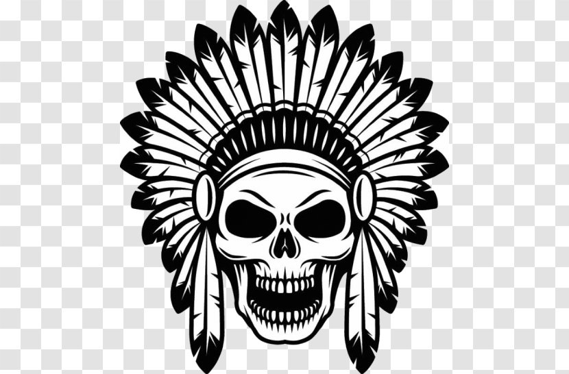 War Bonnet Vector Graphics Indigenous Peoples Of The Americas Native Americans In United States Tribal Chief - Black And White - American Civil Transparent PNG