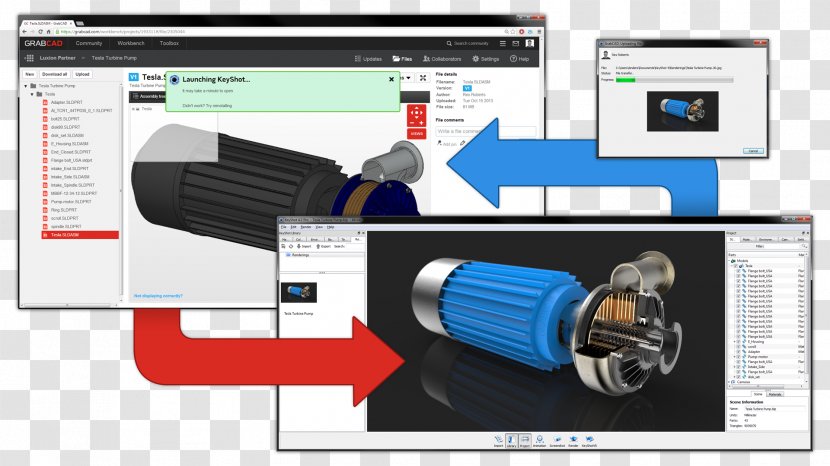 GrabCAD 3D Rendering Computer-aided Design Modeling - 3d - 3dma Renderings Transparent PNG