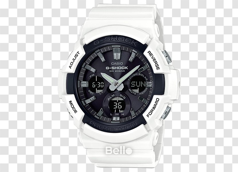 G-Shock Shock-resistant Watch Quartz Clock Solar-powered - Accessory - Tie Hanging Transparent PNG