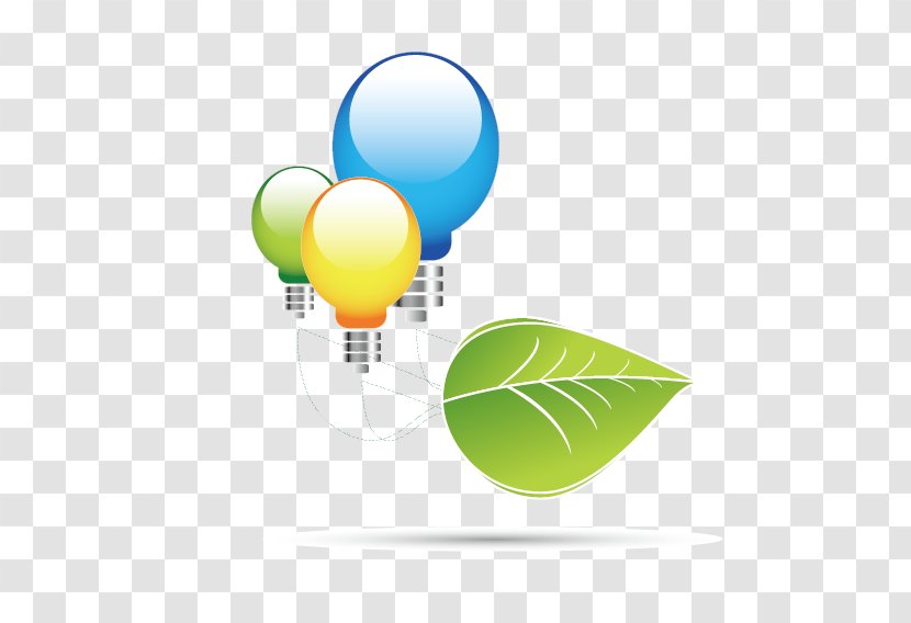 Environmental Protection Natural Environment Illustration - Lamp And Leaves Transparent PNG