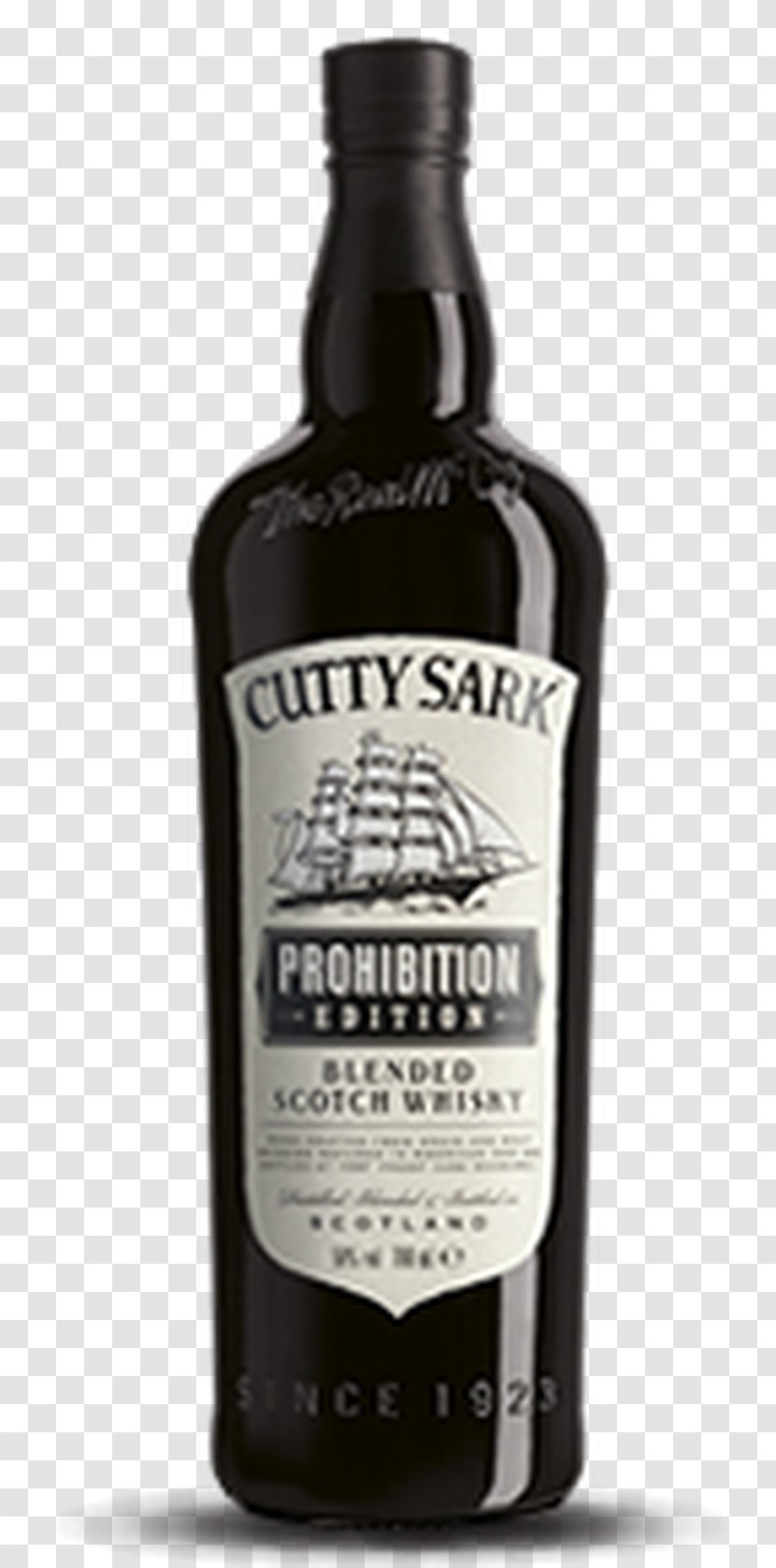 Cutty Sark Scotch Whisky Blended Whiskey Prohibition In The United States - Bottle Transparent PNG