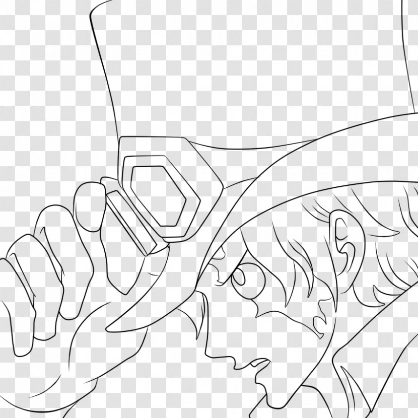 Sabo One Piece Monkey D. Luffy Drawing Line Art - Watercolor Transparent PNG