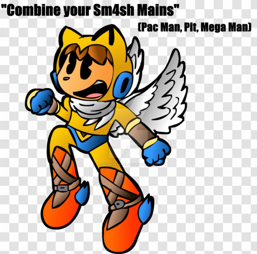Super Smash Bros. For Nintendo 3DS And Wii U Pac-Man Mega Man X Link Robot Master - Artwork - Metroid Fusion Map Transparent PNG