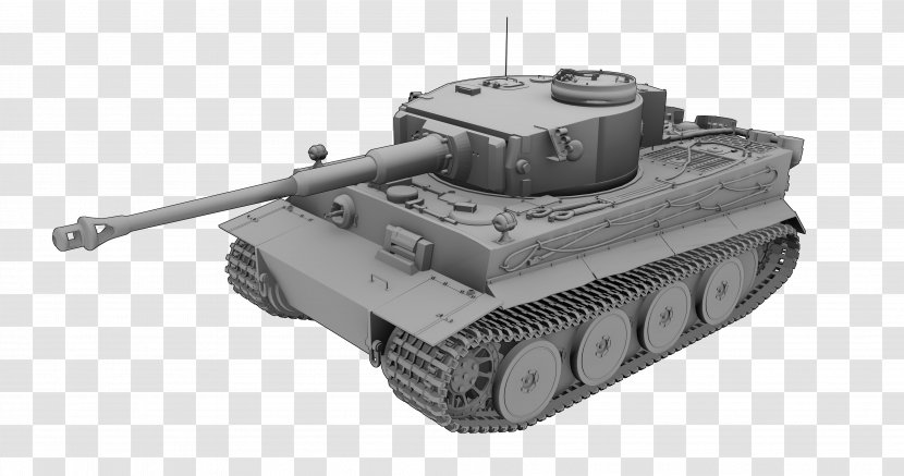 Churchill Tank Self-propelled Artillery Gun Turret Transparent PNG