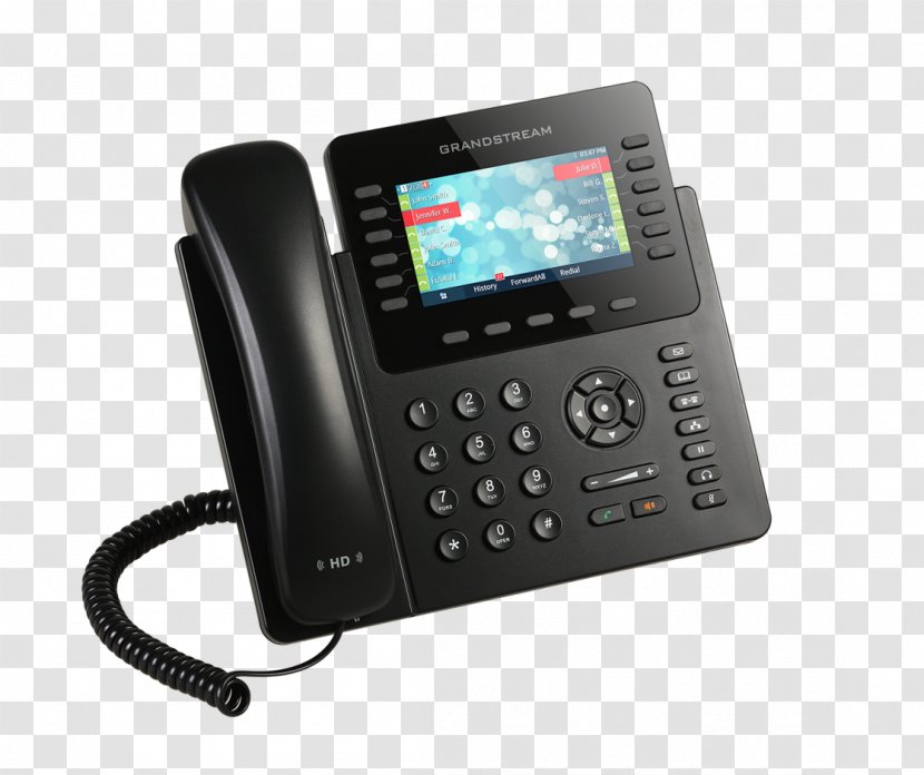 Grandstream Networks VoIP Phone Telephone Call Session Initiation Protocol - Corded - Soft Key Transparent PNG